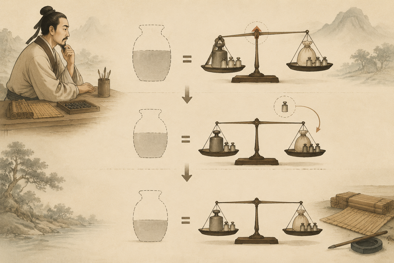 九章算术 卷七 · 盈不足 插图
