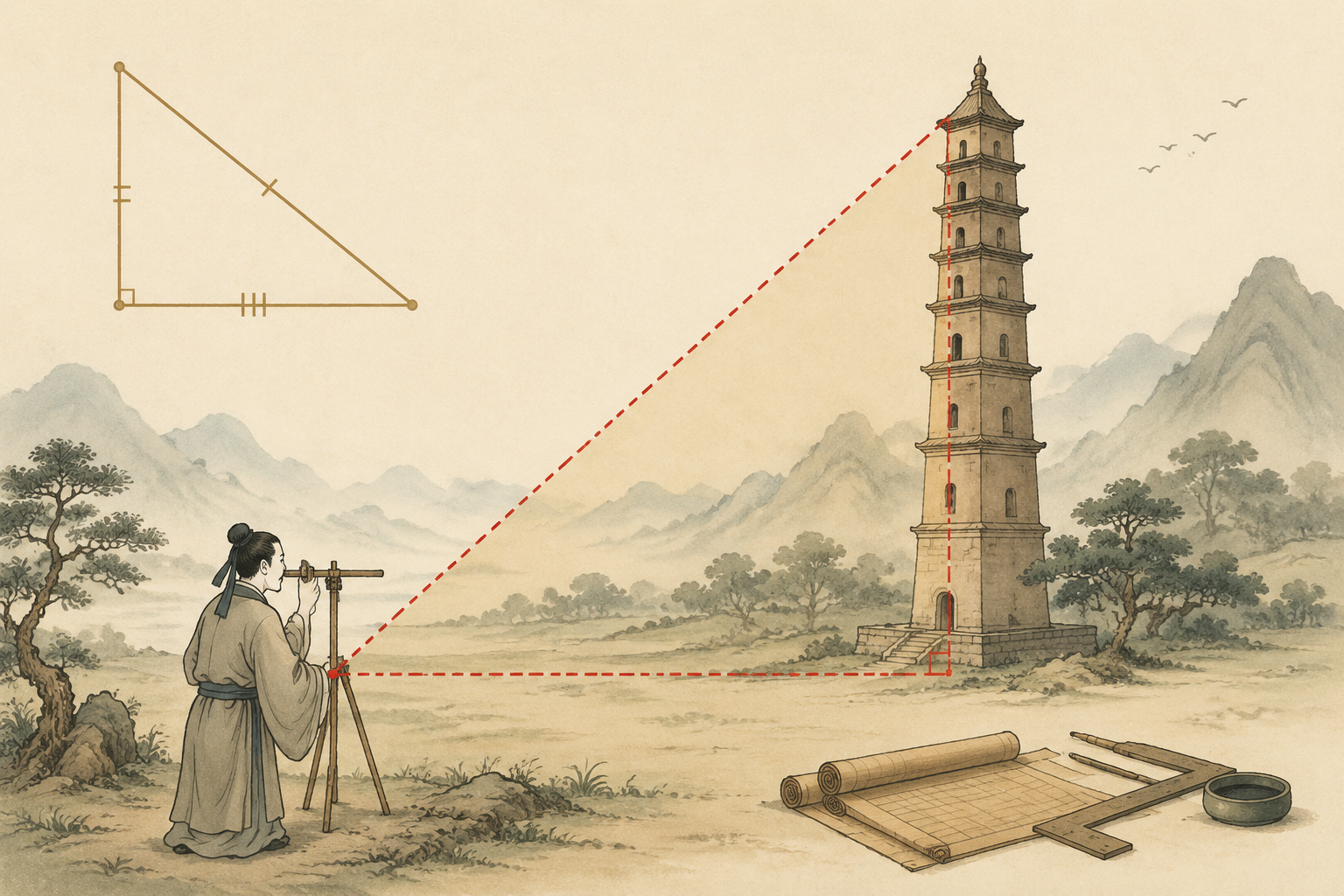 九章算术 卷九 · 勾股 插图