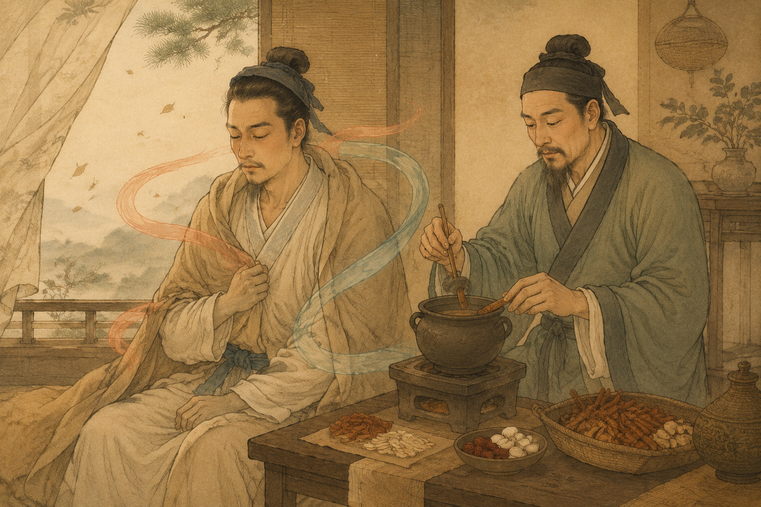 轻汗、恶风与桂枝汤调和营卫的古典场景
