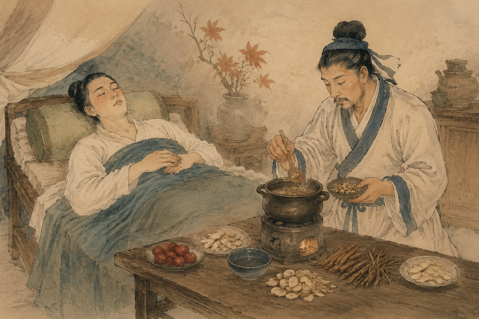 轻汗、恶风与桂枝汤调和营卫的古典场景