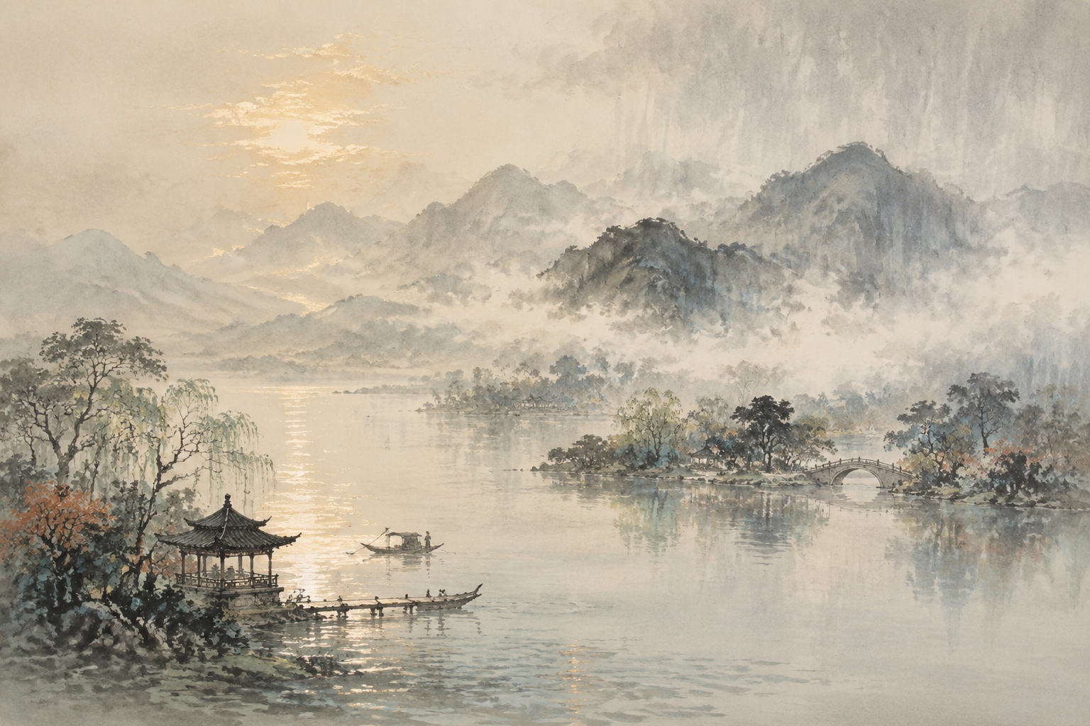 饮湖上初晴后雨